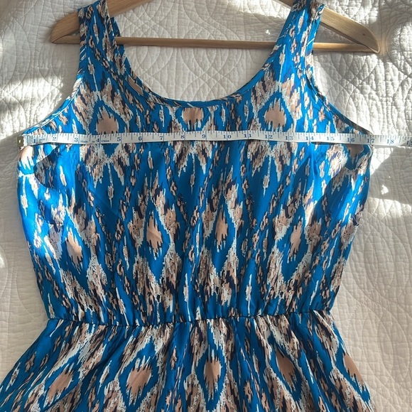 Anthropologie Sunday in Brooklyn Women’s Aztec Print Blue Sleeveless Dress Small - Picture 6 of 8